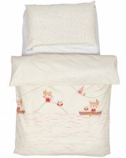 Постільний комплект 5 ел Twins Organic Line Indian summer red